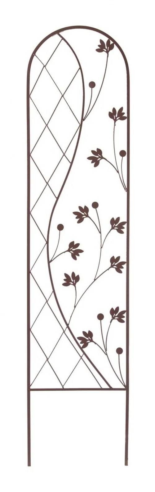 Nortène - Treillis floral métal marron l 0,35 x H 1,5 m – NORTENE - Image 3