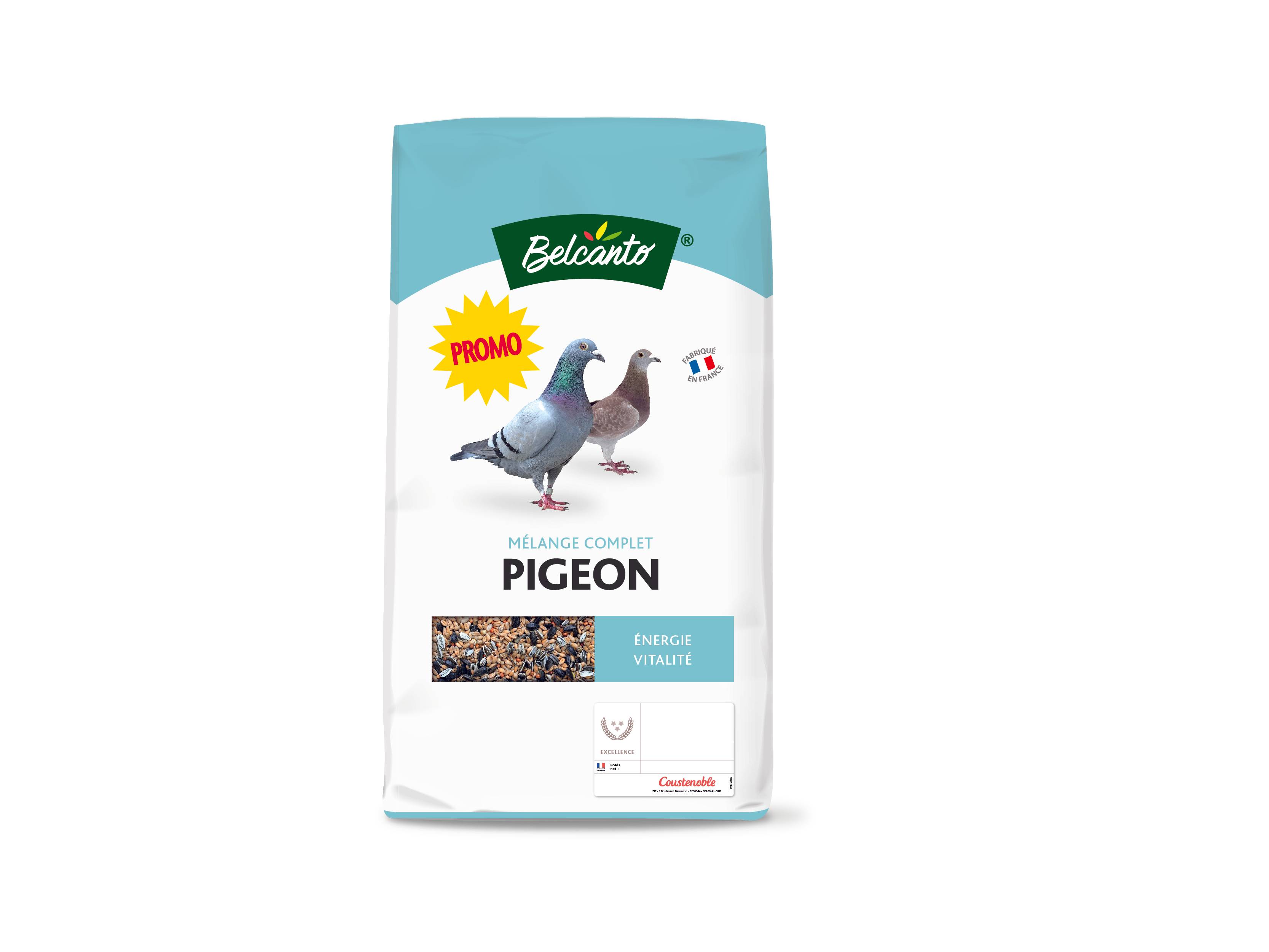 Belcanto - Mélange complet Pigeon Super 20 kg + 2 kg OFFERTS - Belcanto