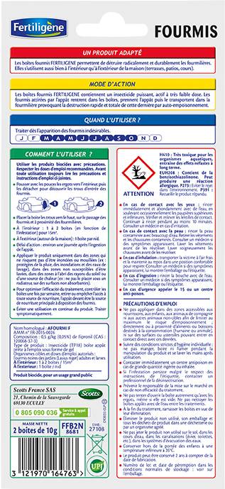 Fertiligène - Anti-Fourmis Boîte Appât 2 x 10 g - Image 2