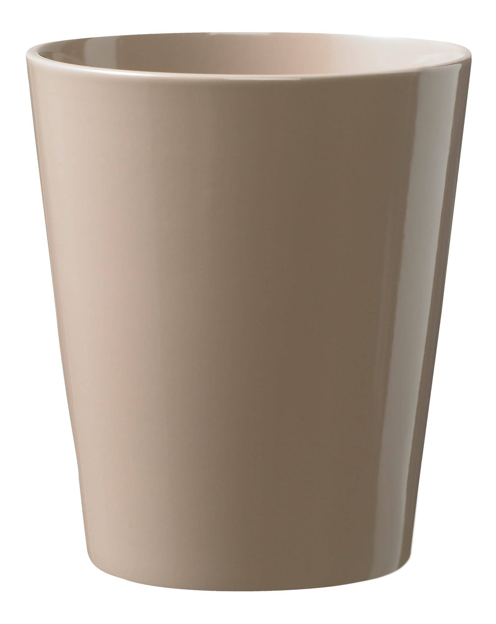 Cache pot orchidée D12,5 - H15 cm taupe