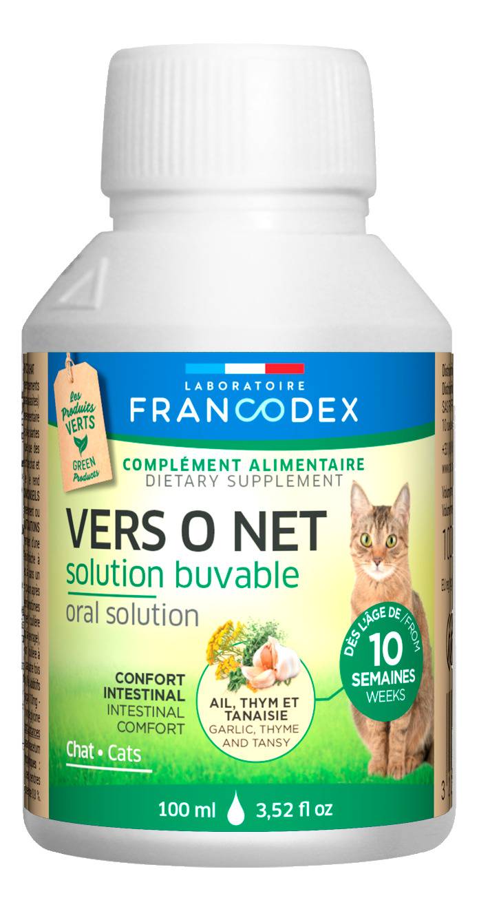 Vers o net comprimés ail thym chaton et chat – FRANCODEX