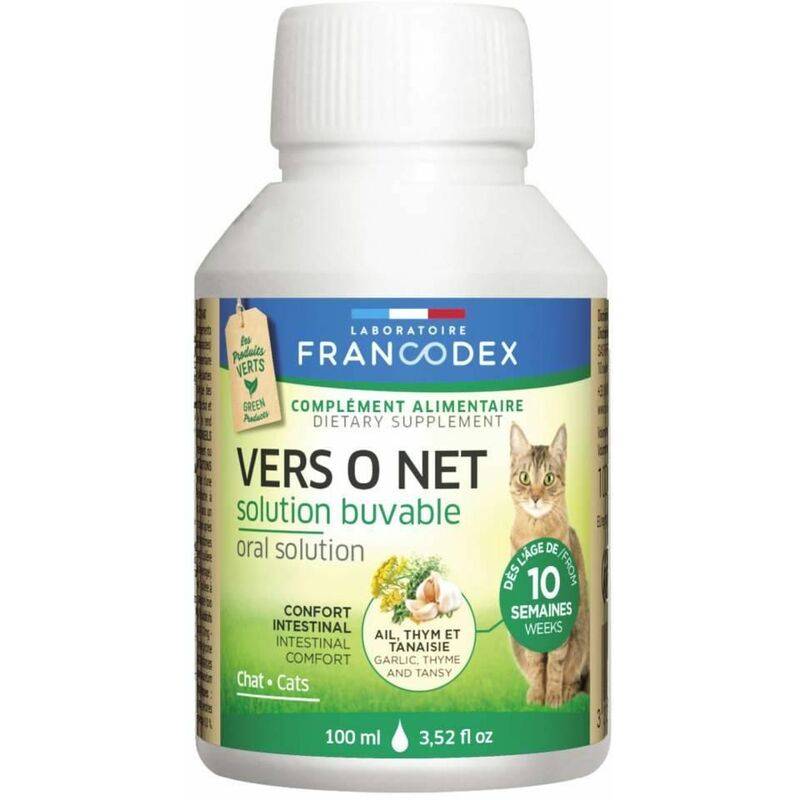 Vers o net comprimés ail thym chaton et chat – FRANCODEX - Image 2