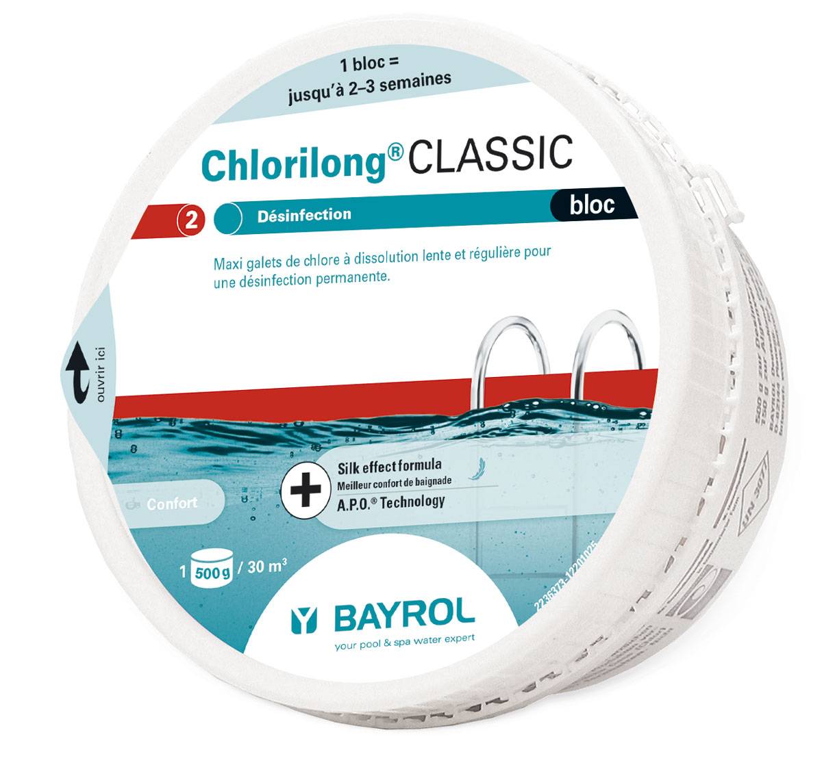 Bayrol - Chlorilong® Classic Bloc de 500 g