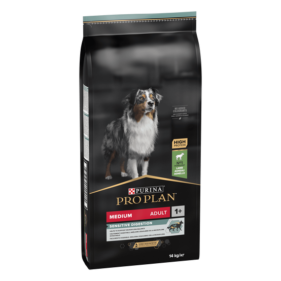 Purina Pro Plan - Croquettes chien Medium Adulte Sensitive Digestion Agneau 14 kg - PRO PLAN - Image 1