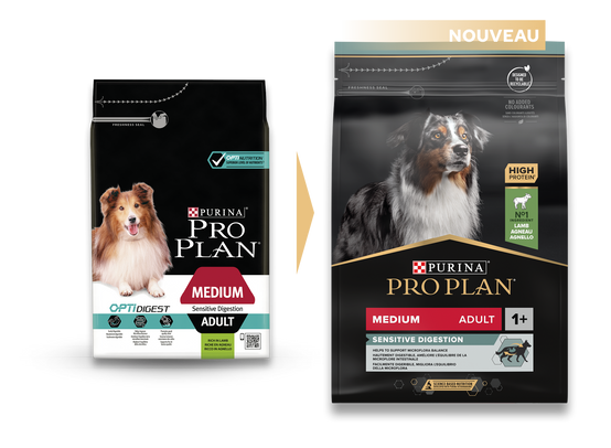 Purina Pro Plan - Croquettes chien Medium Adulte Digestion à l'agneau 3 kg- PRO PLAN - Image 11