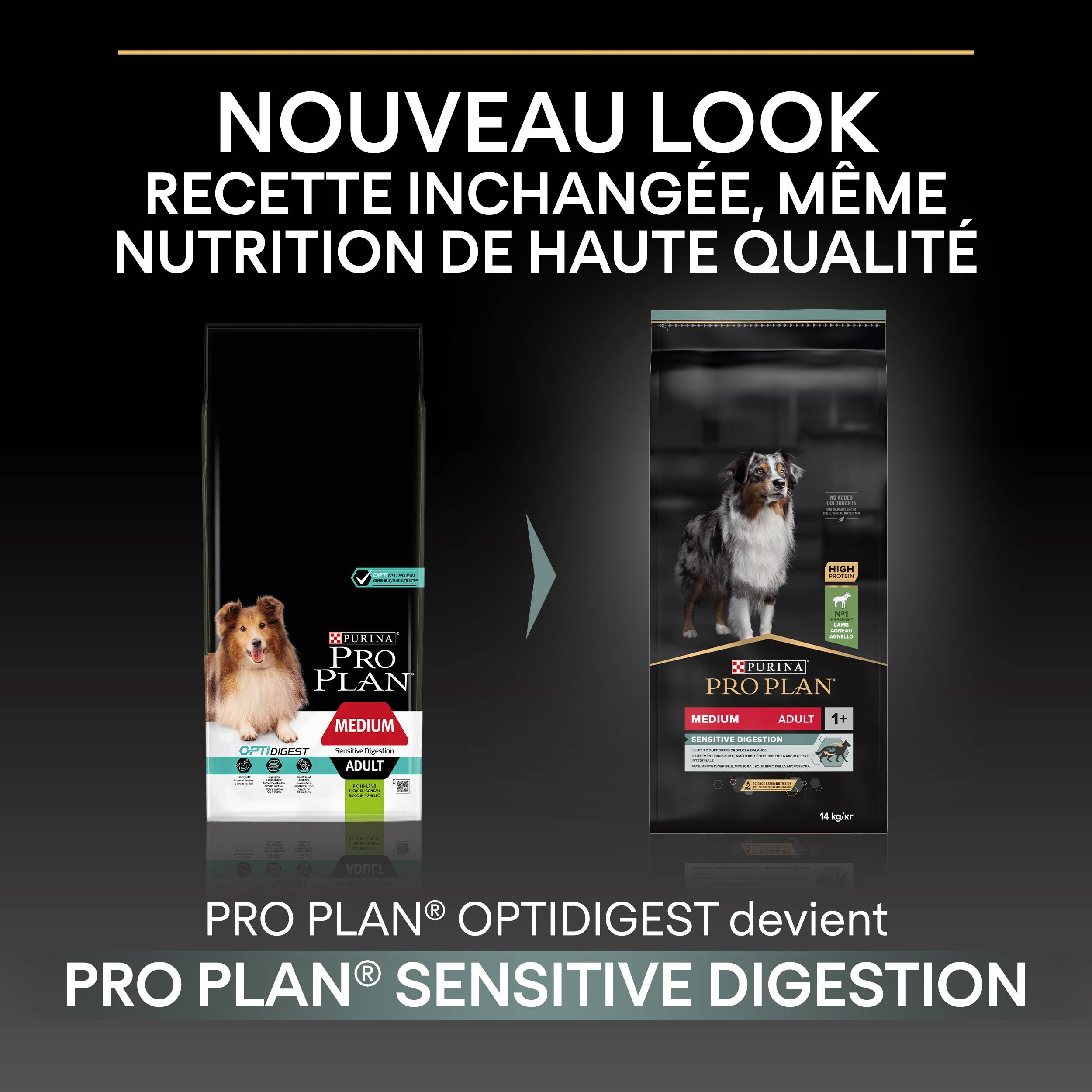 Purina Pro Plan - Croquettes chien Medium Adulte Digestion à l'agneau 3 kg- PRO PLAN - Image 7