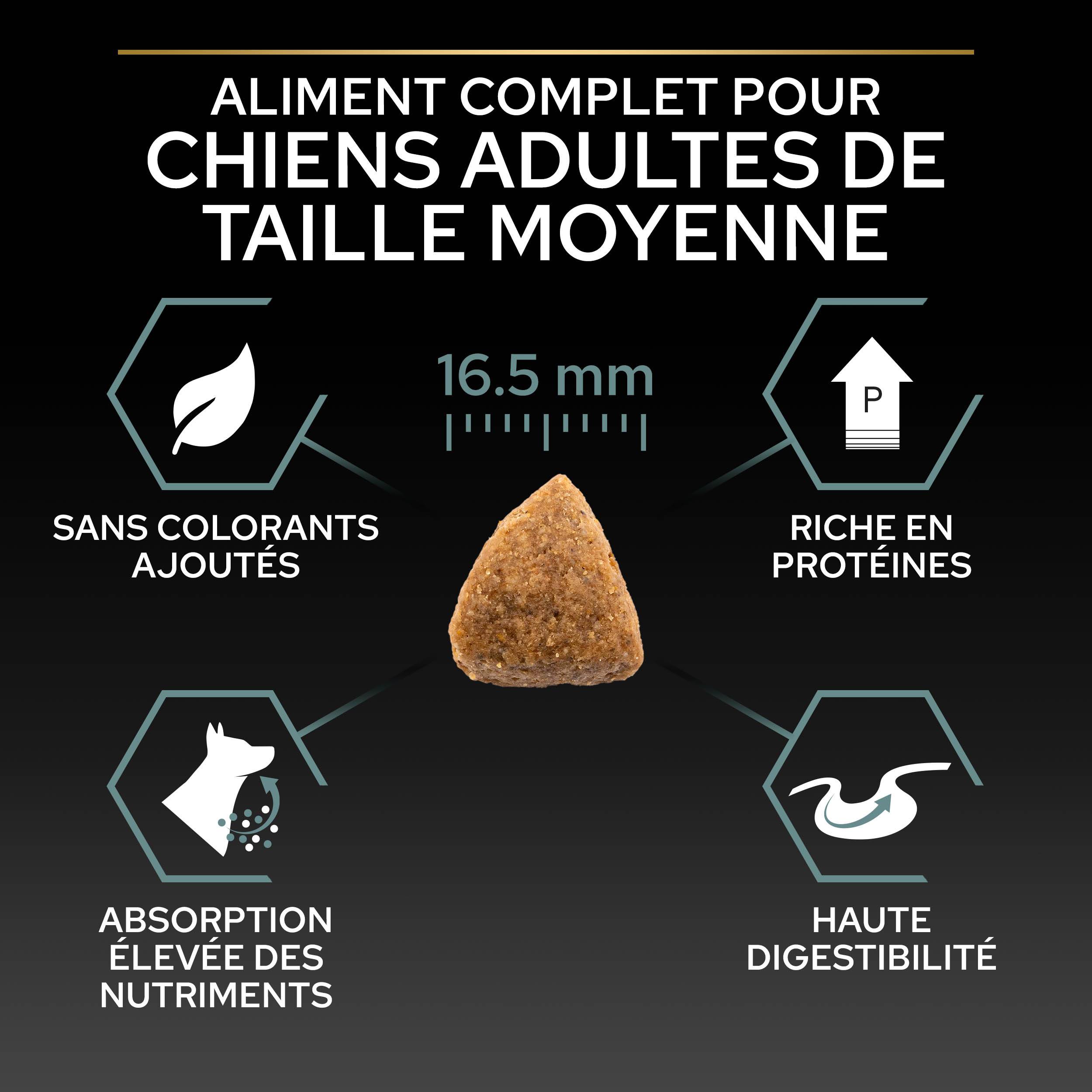 Purina Pro Plan - Croquettes chien Medium Adulte Digestion à l'agneau 3 kg- PRO PLAN - Image 10