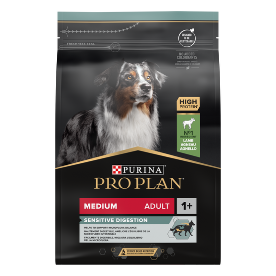 Purina Pro Plan - Croquettes chien Medium Adulte Digestion à l'agneau 3 kg- PRO PLAN - Image 14
