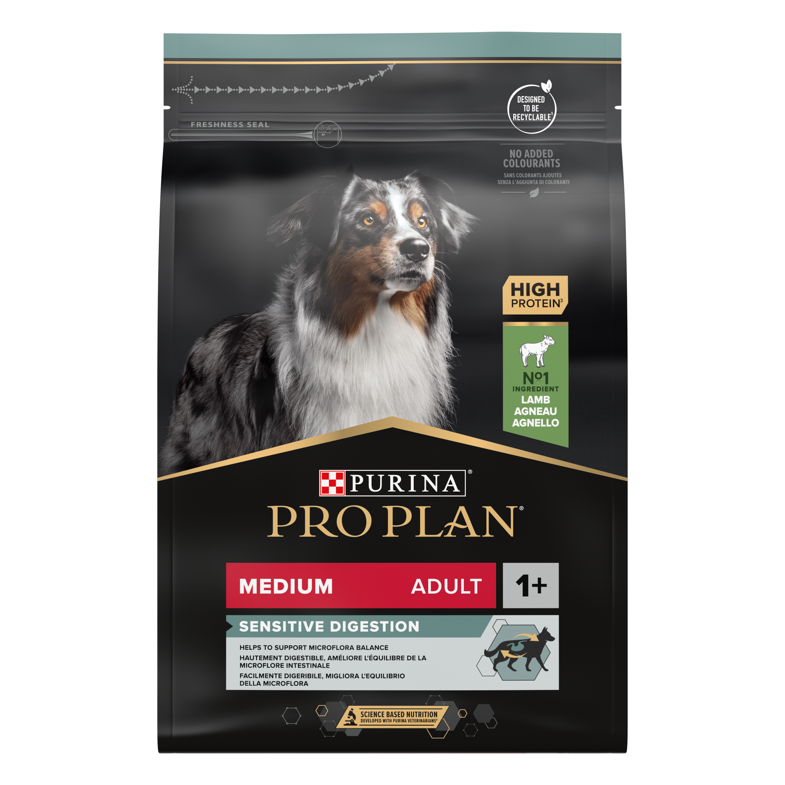 Purina Pro Plan - Croquettes chien Medium Adulte Digestion à l'agneau 3 kg- PRO PLAN - Image 14