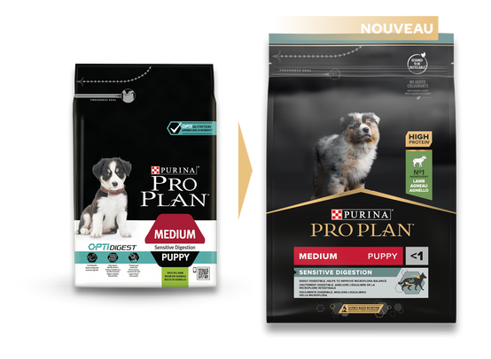 Purina Pro Plan - Croquettes chien Junior Medium Digestion Agneau 3 kg - PRO PLAN - Image 2