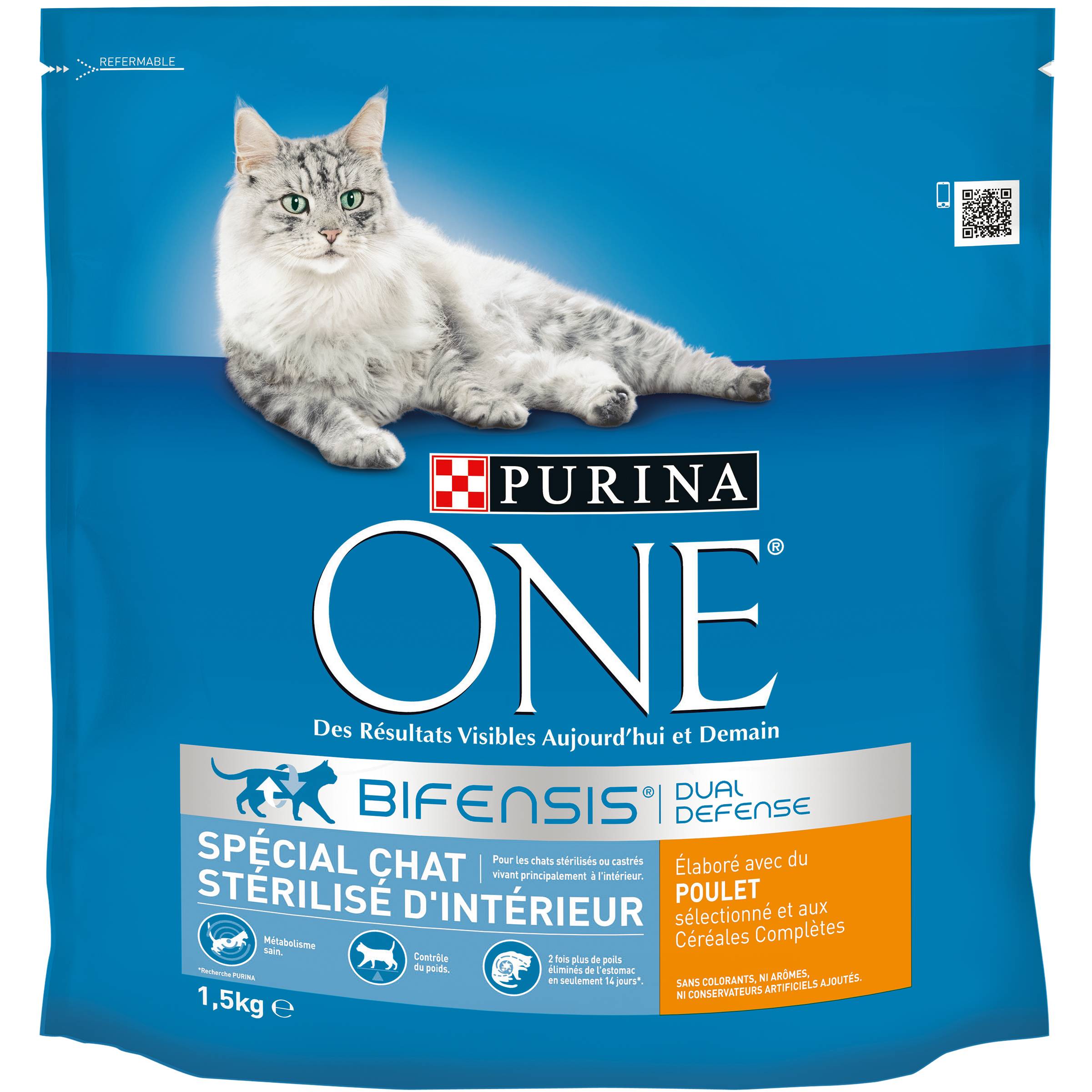 Purina One - Croquettes chat d'Intérieur Stérilisé Poulet et céréales complètes 1,5 kg - PURINA ONE - Image 9