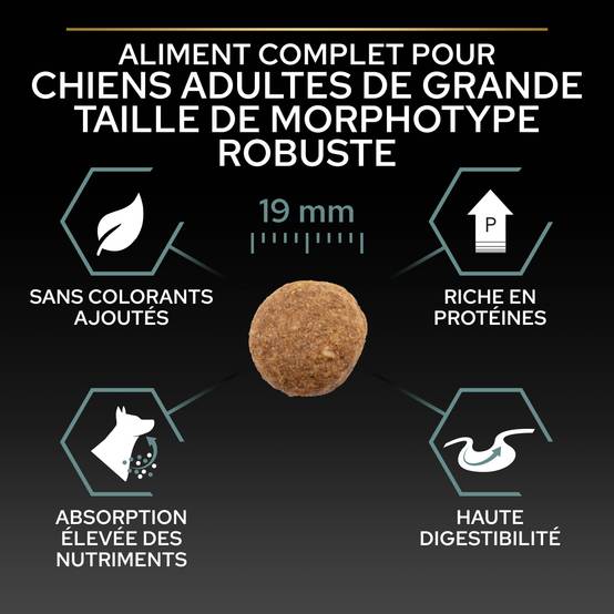 Purina Pro Plan - Croquettes chien Adulte Large Robuste Sensitive Digestion Agneau 14 kg - PRO PLAN - Image 9