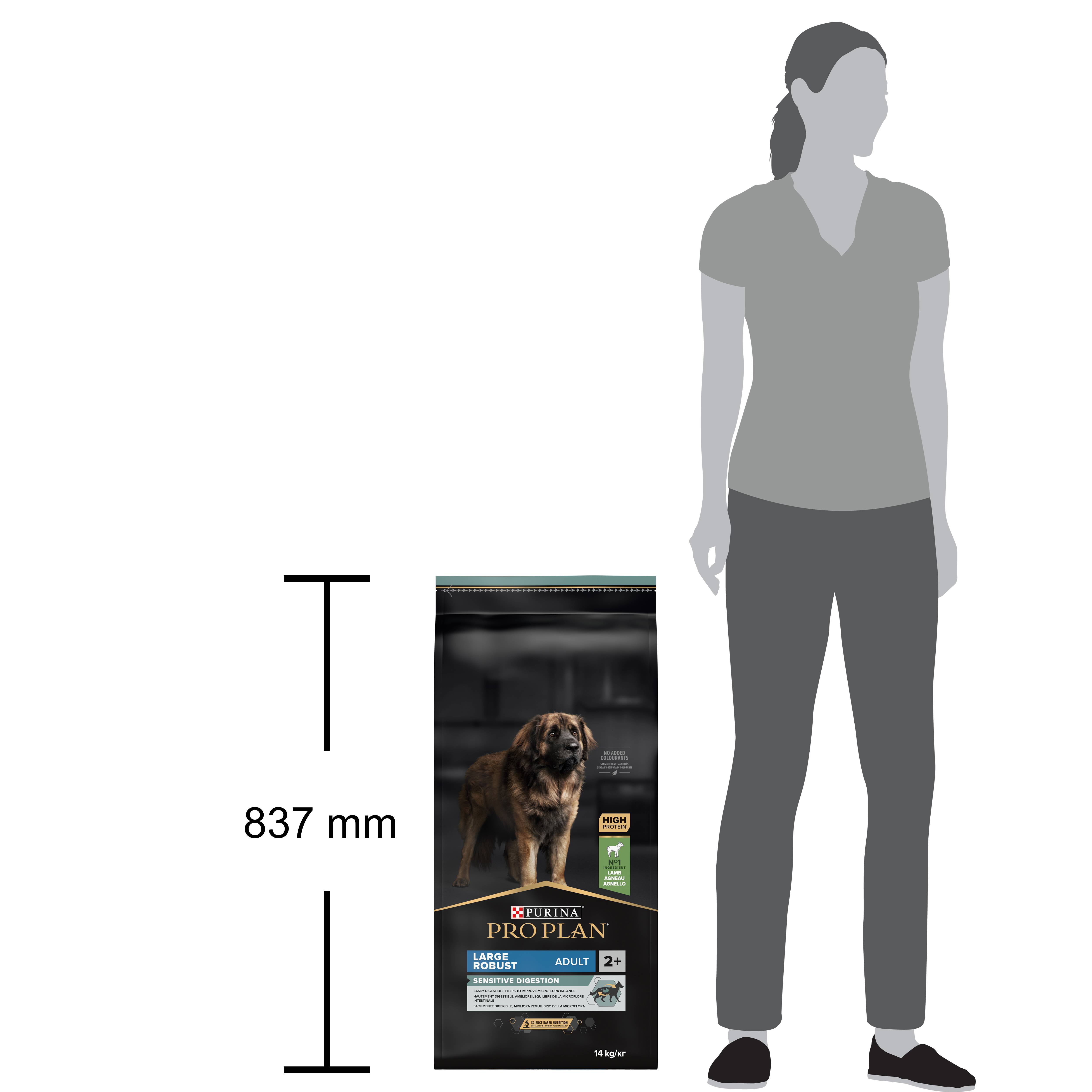 Purina Pro Plan - Croquettes chien Adulte Large Robuste Sensitive Digestion Agneau 14 kg - PRO PLAN - Image 6