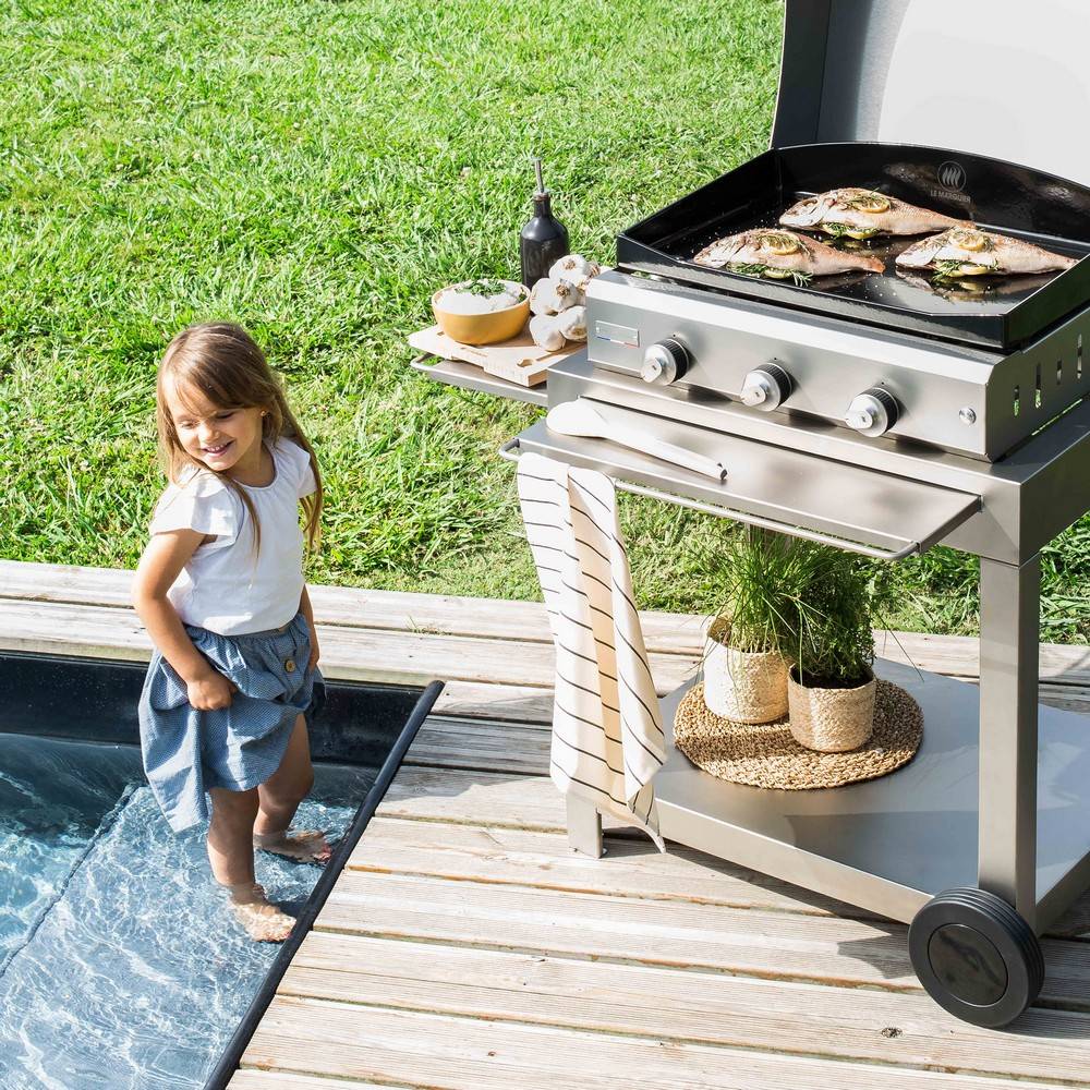 Le Marquier - Le Marquier - Plancha Exclusive Amalia 360 Inox au gaz - Image 4