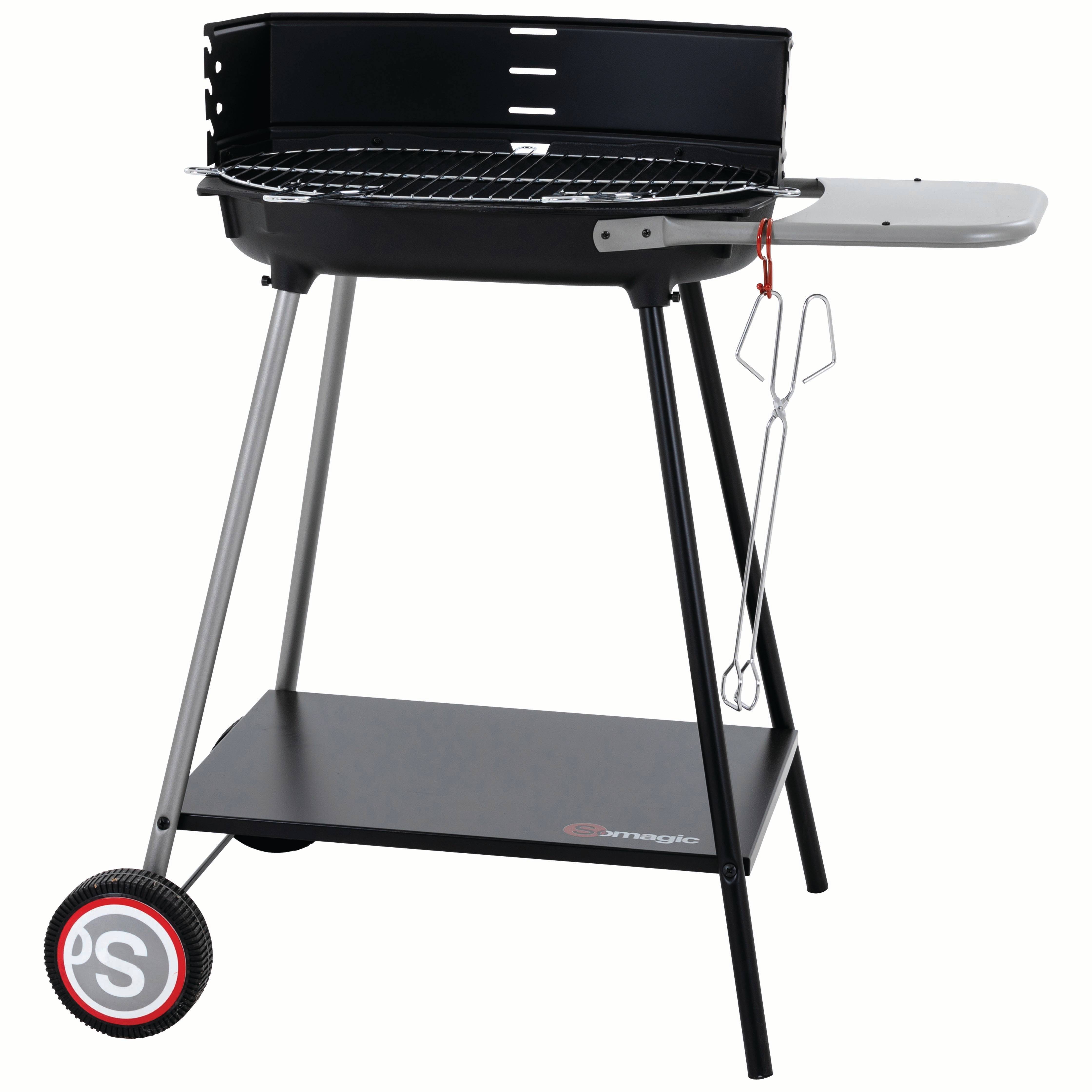 Somagic - Barbecue à charbon de bois Myconos avec cuve en fonte - Somagic - Image 4