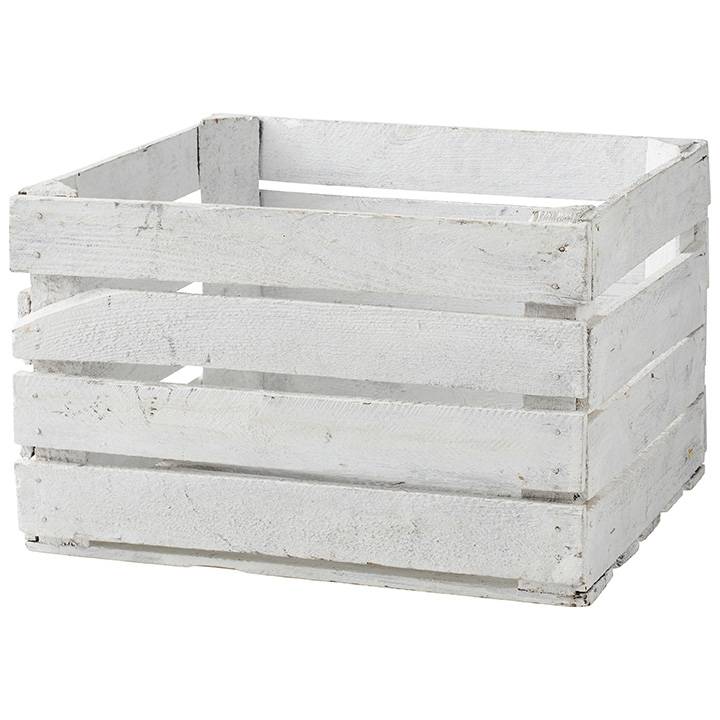 Caisse de pomme en bois blanc - Image 1