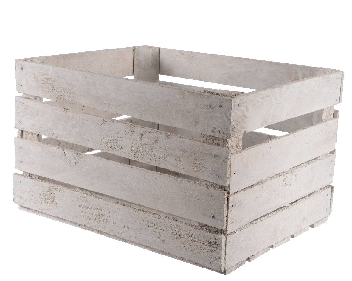 Caisse de pomme en bois blanc - Image 2