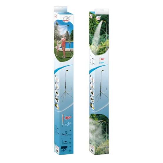Douche brumisateur jardin trépied aluminium H 2,4 m – JARDIBRIC - Image 1