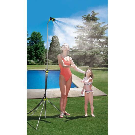 Douche brumisateur jardin trépied aluminium H 2,4 m – JARDIBRIC - Image 4