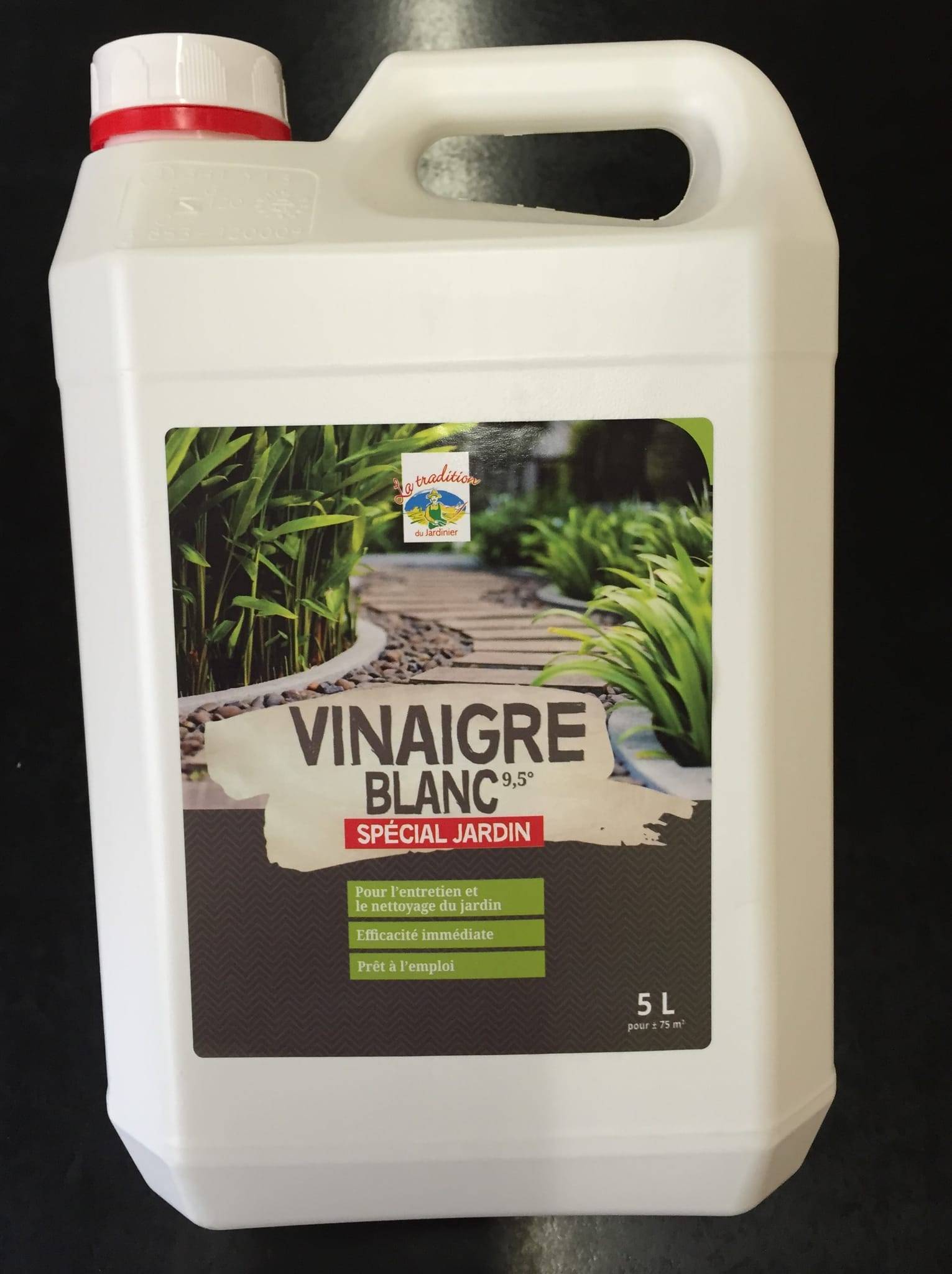 La tradition du Jardinier - Vinaigre blanc 9.5° 5 L