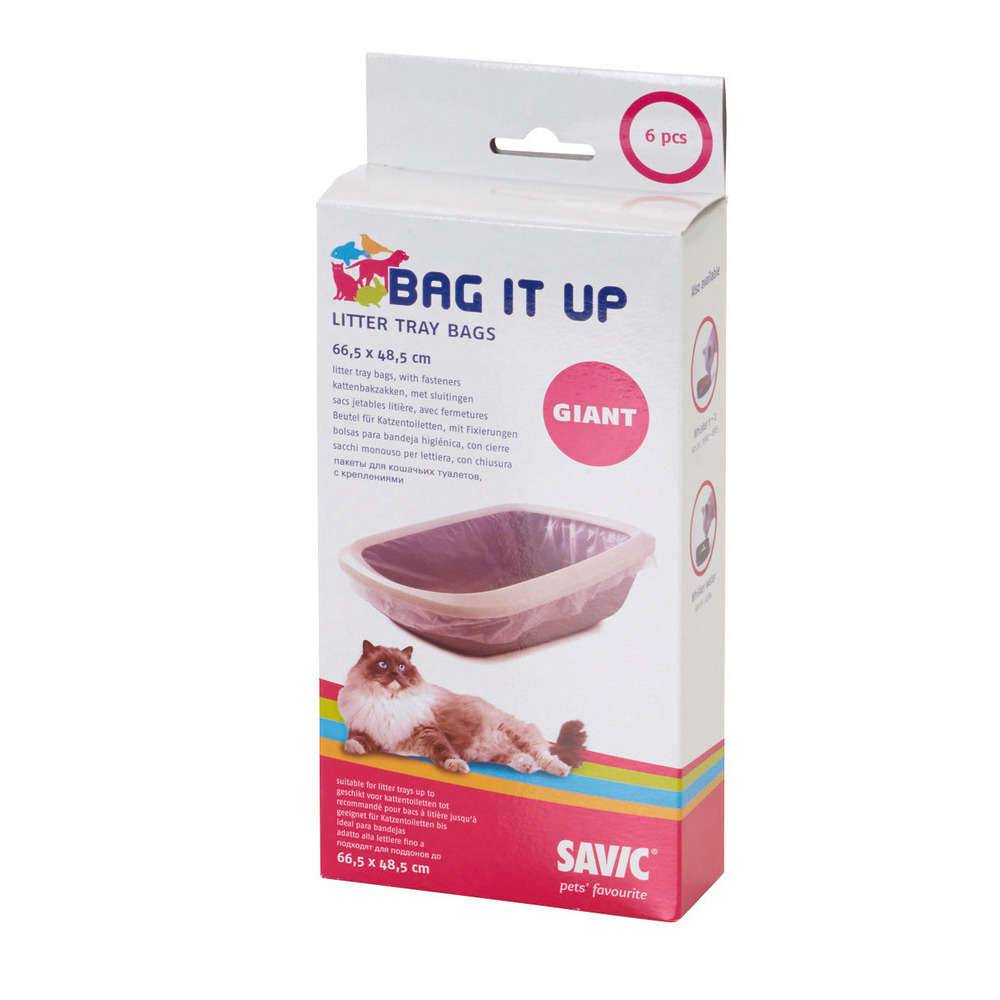 Savic - Sac à litière Bag it up plastique L 66,5 cm l 48,5 cm x6 - SAVIC - Image 2