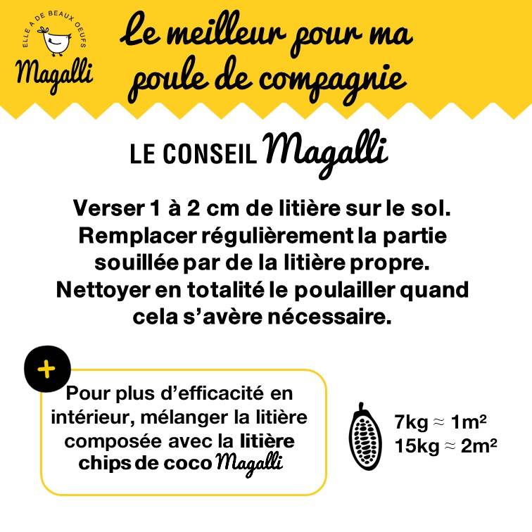 Magalli - Magalli - Litière végétale composée au cacao 15 kg - Image 5