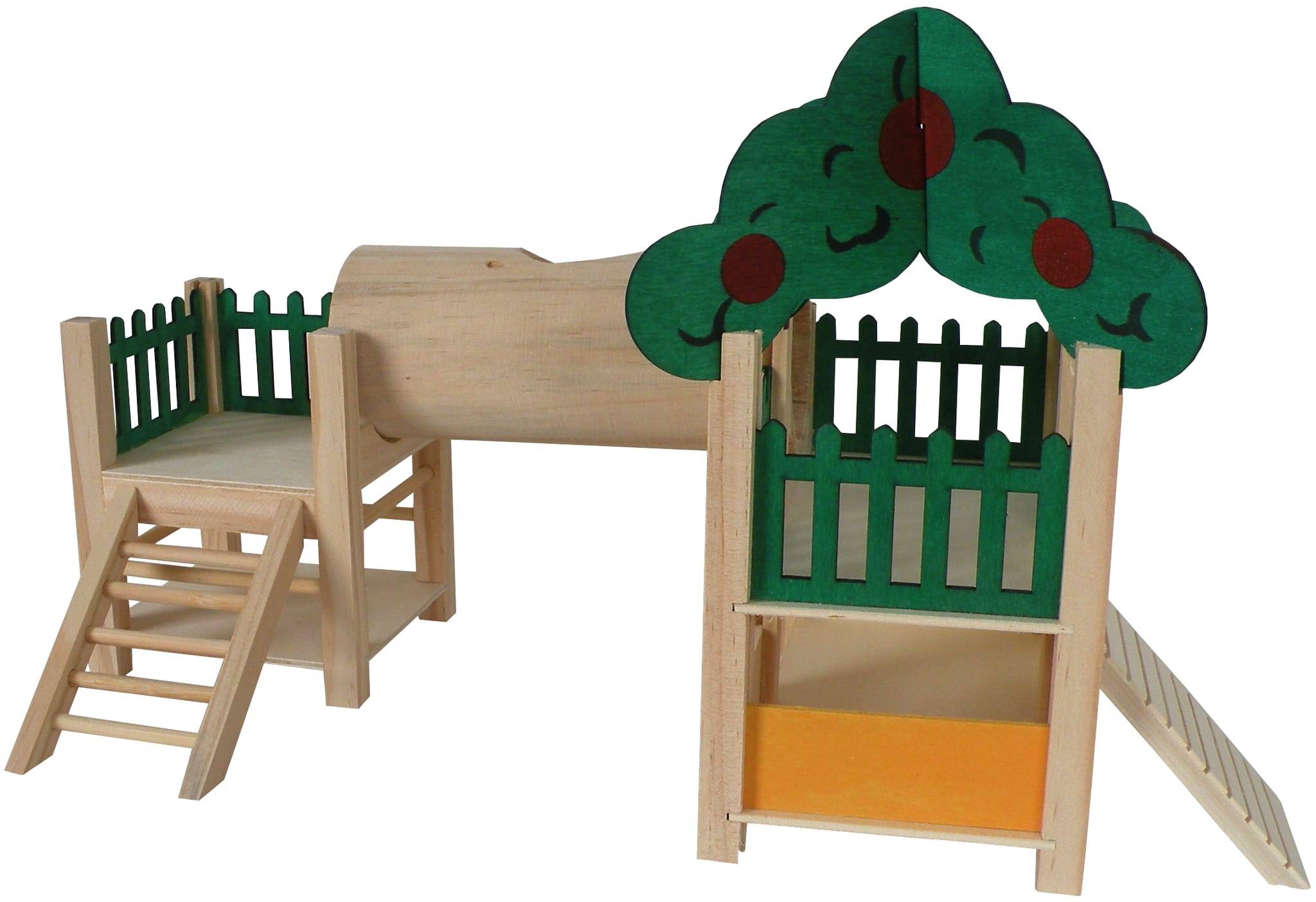 Tyrol - Maisonnette aire de jeux pour lapin et petits rongeurs - Tyrol