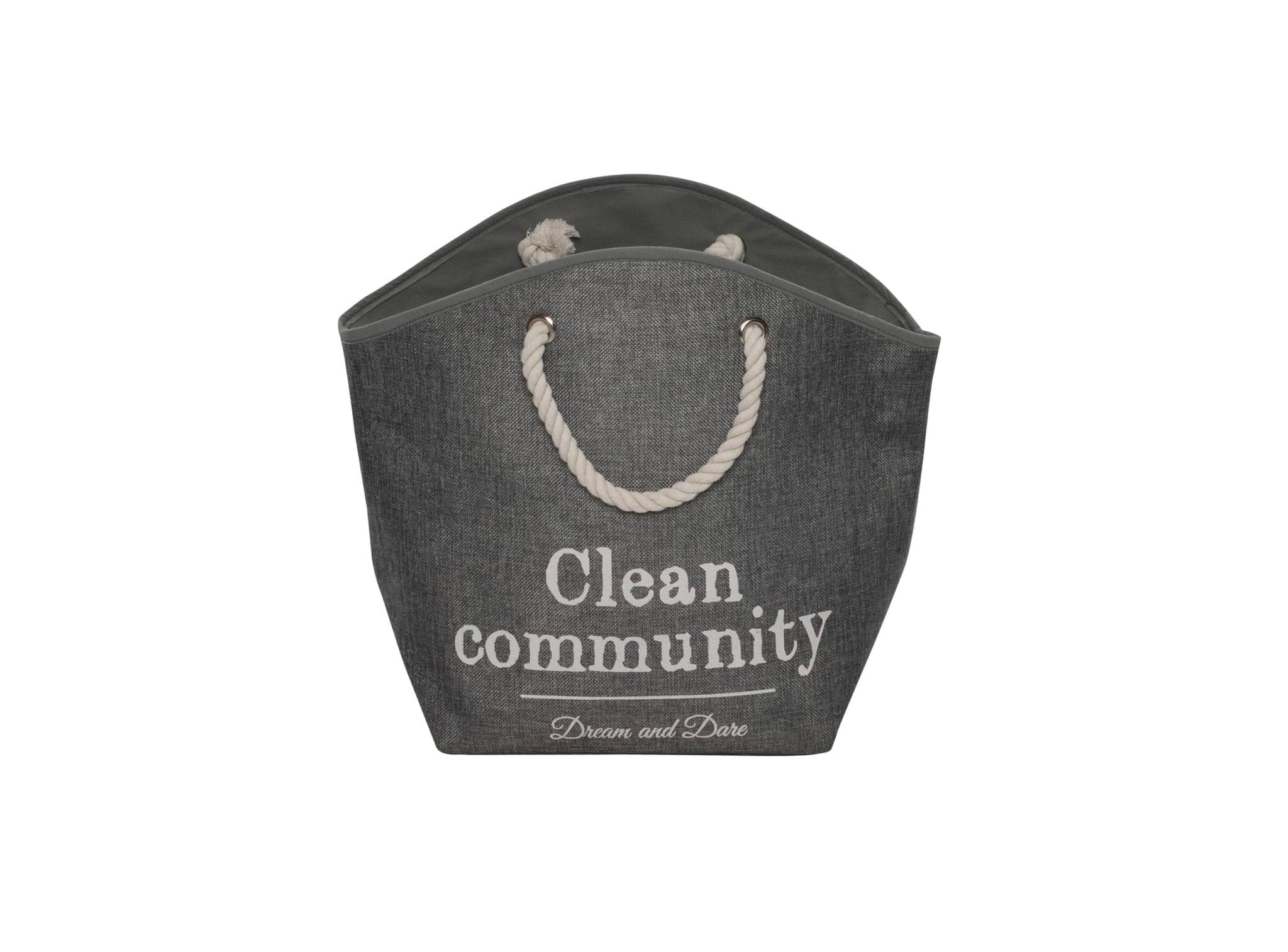 Panier pour chat ou petit chien Laundry bag gris - Image 2
