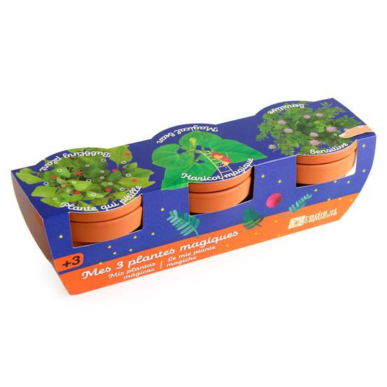 Radis et Capucine - Trio 3 pots plantes magiques - Radis et Capucine - Image 1