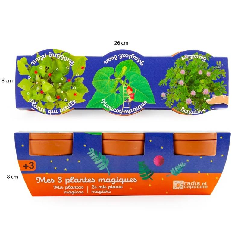 Radis et Capucine - Trio 3 pots plantes magiques - Radis et Capucine - Image 8