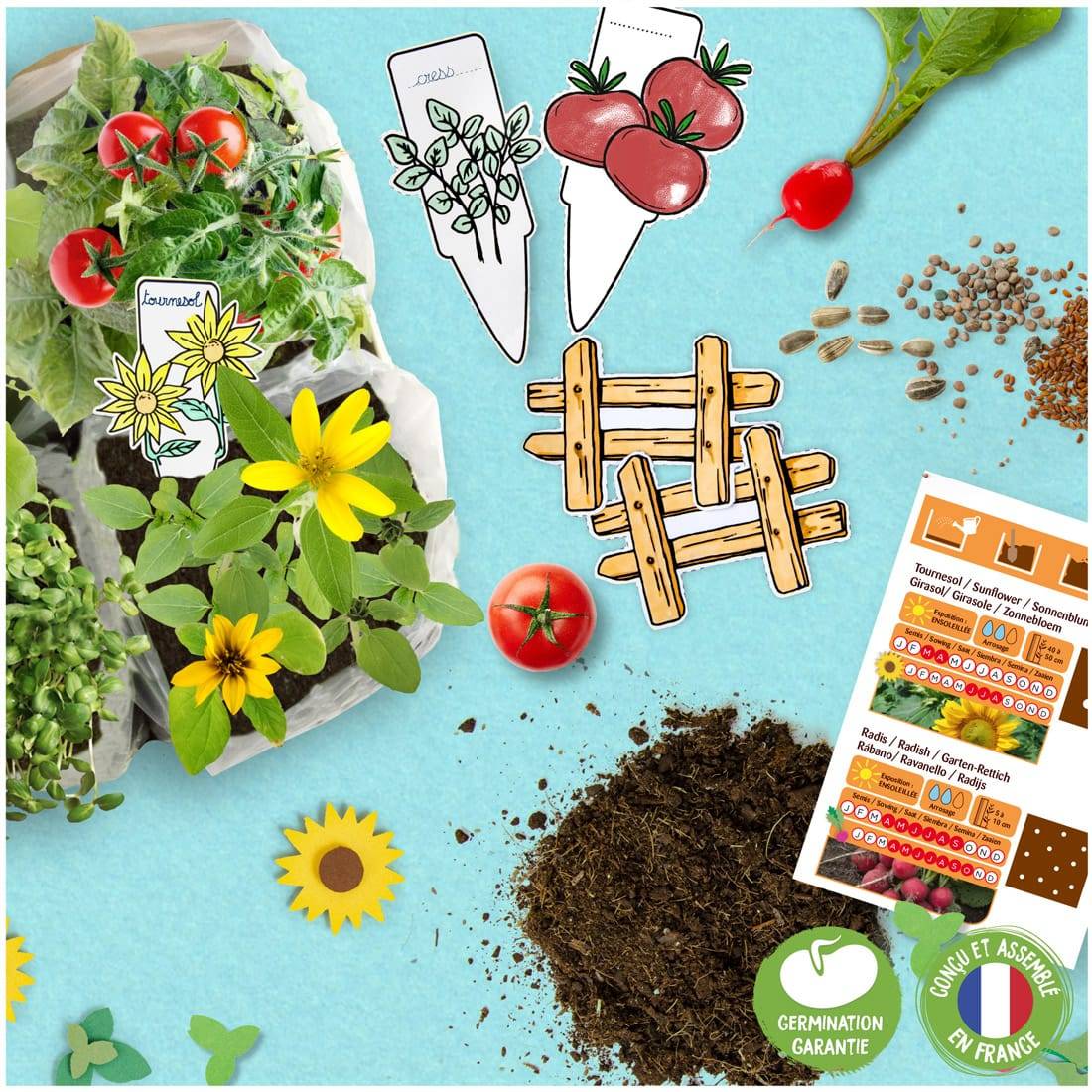 Atelier Jardinage Enfant - RADIS ET CAPUCINE