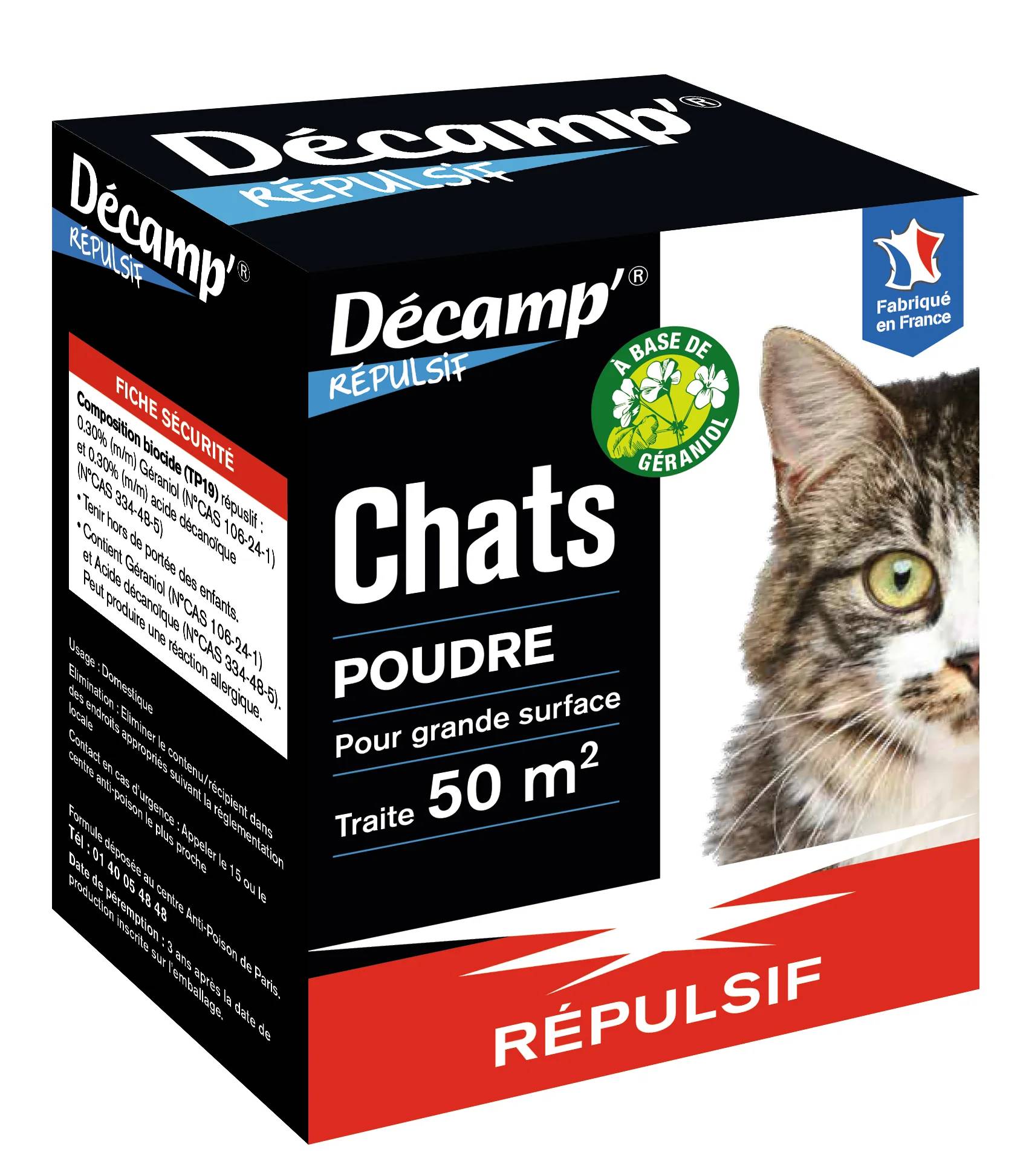 Décamp'Répulsif - Répulsif Poudre Chiens Chats - DECAMP' - Image 2