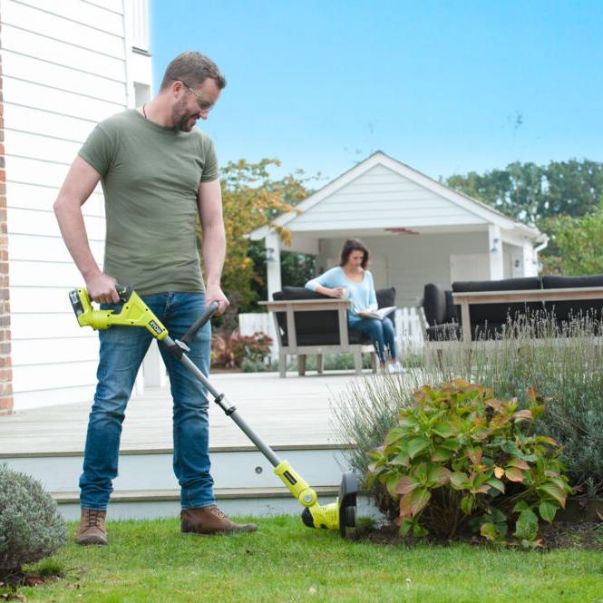 Ryobi - Coupe-bordures hybride 18V batterie et chargeur inclus Ø 25 - 30 cm RLT1831H25F - RYOBI - Image 6