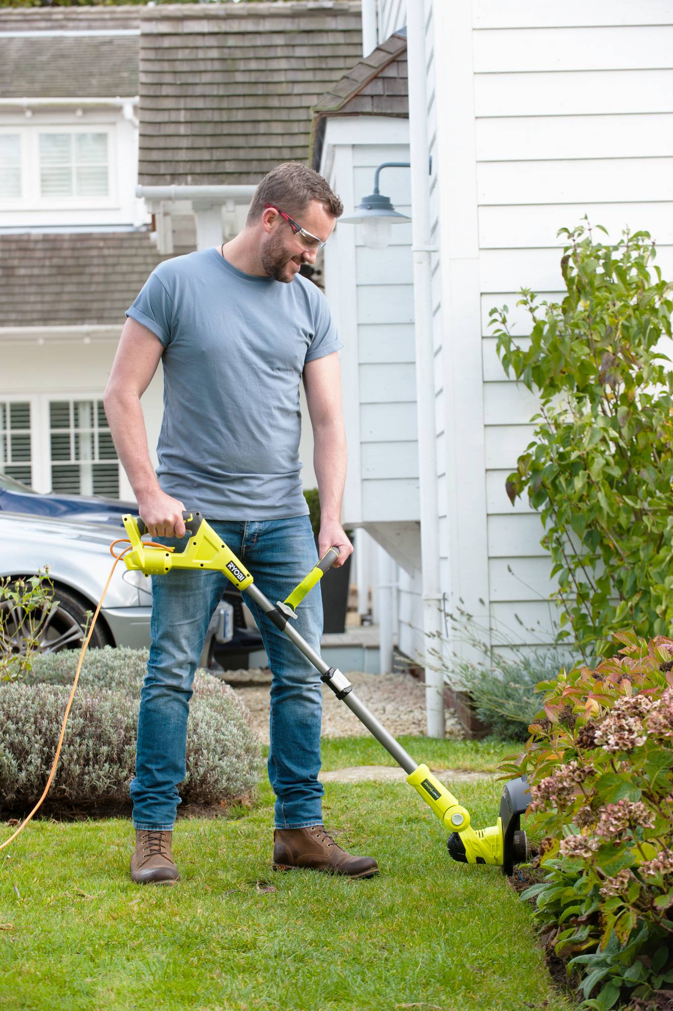 Ryobi - Coupe-bordures hybride 18V batterie et chargeur inclus Ø 25 - 30 cm RLT1831H25F - RYOBI - Image 4