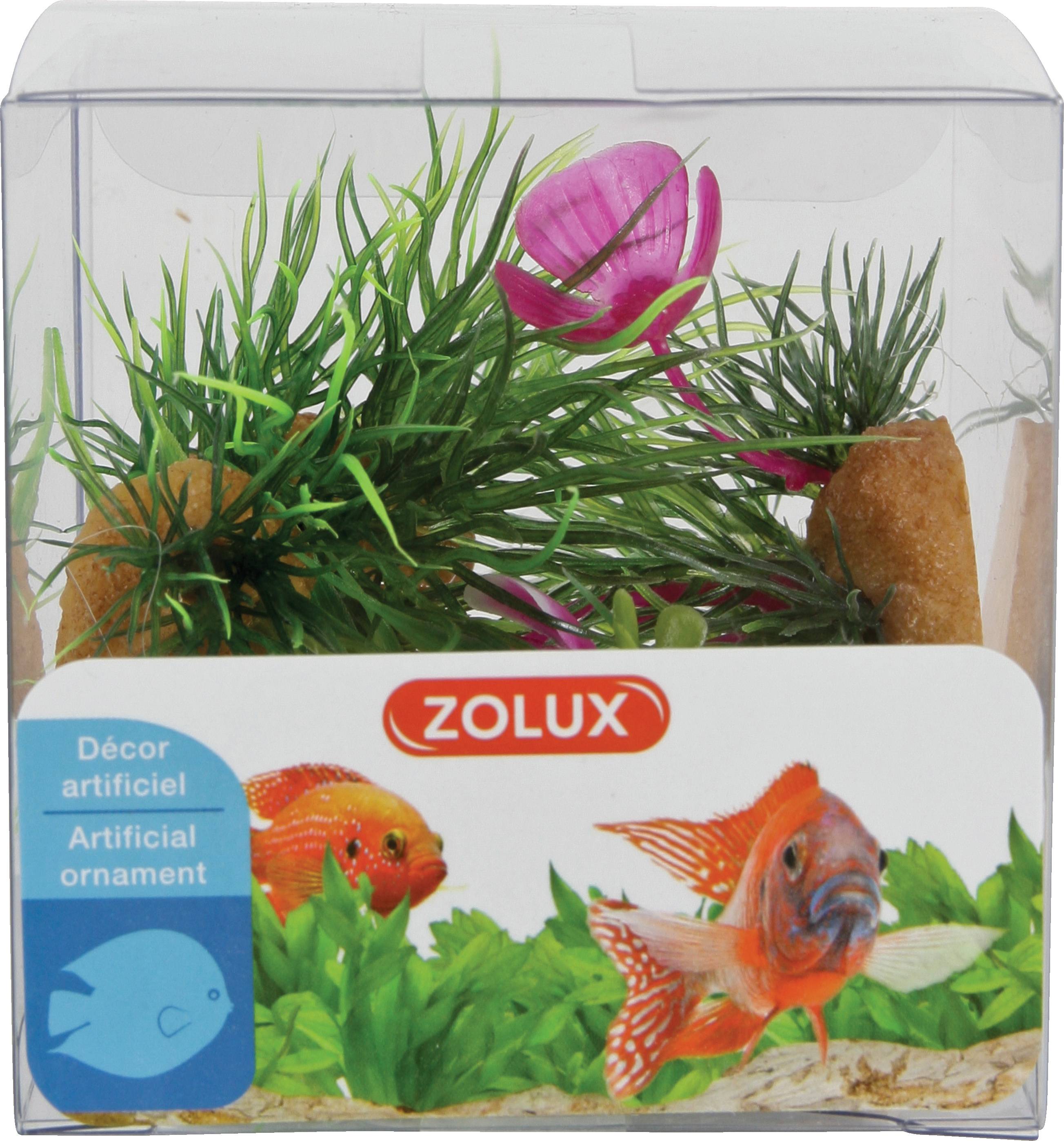 Zolux - Kit de 4 Plantes Artificielles Aquarium - ZOLUX