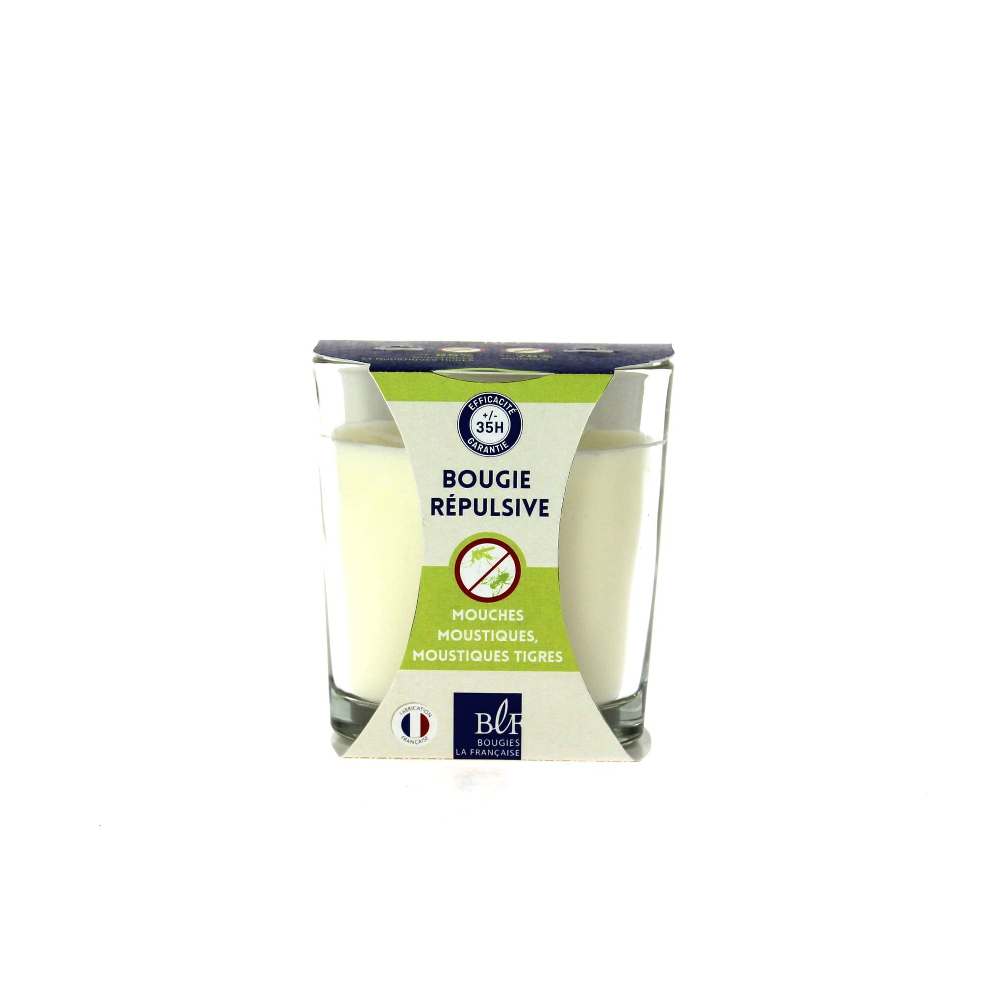 Bougies la Française - Bougie répulsive mouches/moustique - 2 mèches