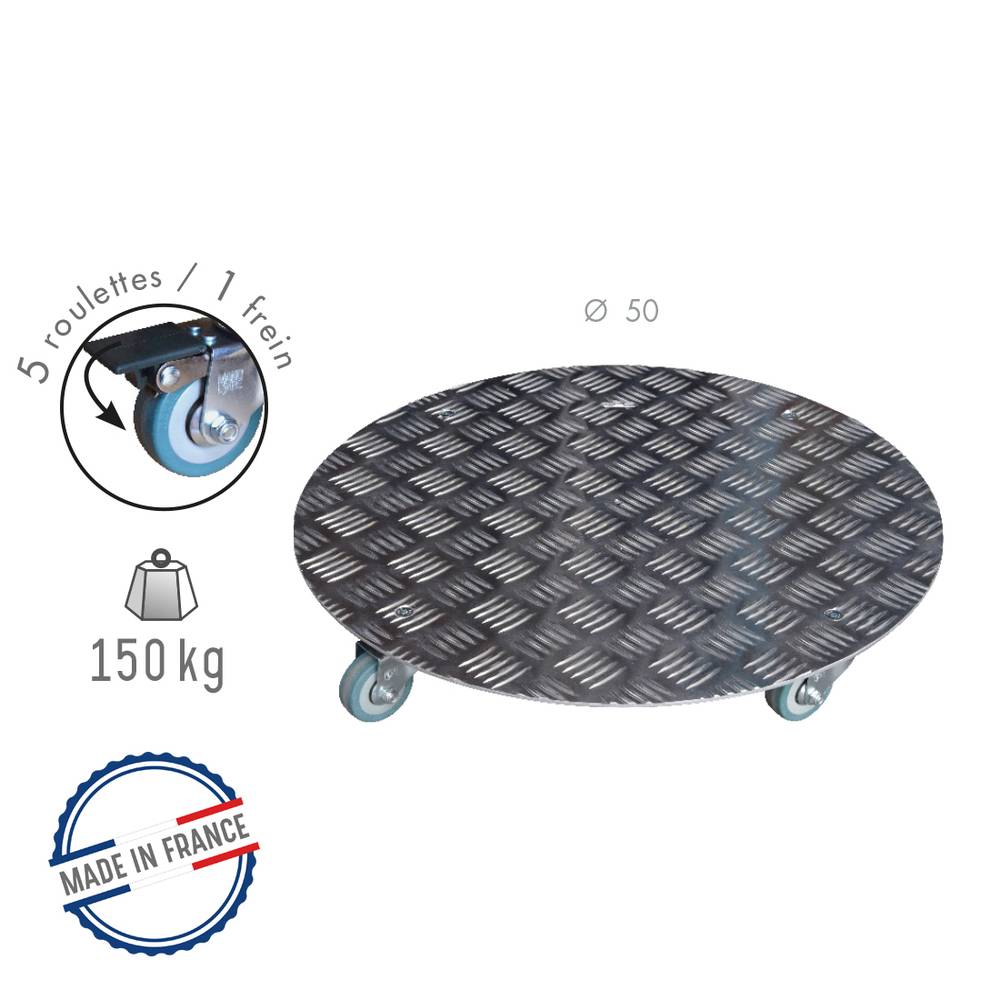 Louis Moulin - Roule-plantes Aluminium Alu Rond Ø 50 cm - LOUIS MOULIN - Image 5