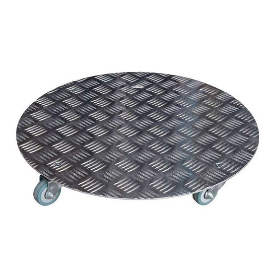 Louis Moulin - Roule-plantes Aluminium Alu Rond Ø 50 cm - LOUIS MOULIN - Image 1