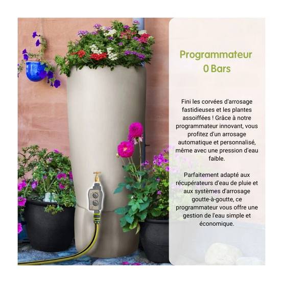 Jardibric - Programmateur nez de robinet 1 voie sans pression - JARDIBRIC - Image 5
