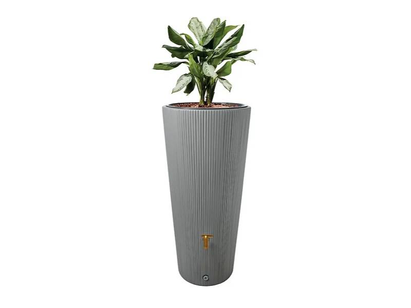 Garantia - Récupérateur d'eau de pluie 220L bac à plantes inclus Linus Gris - GARANTIA - Image 9