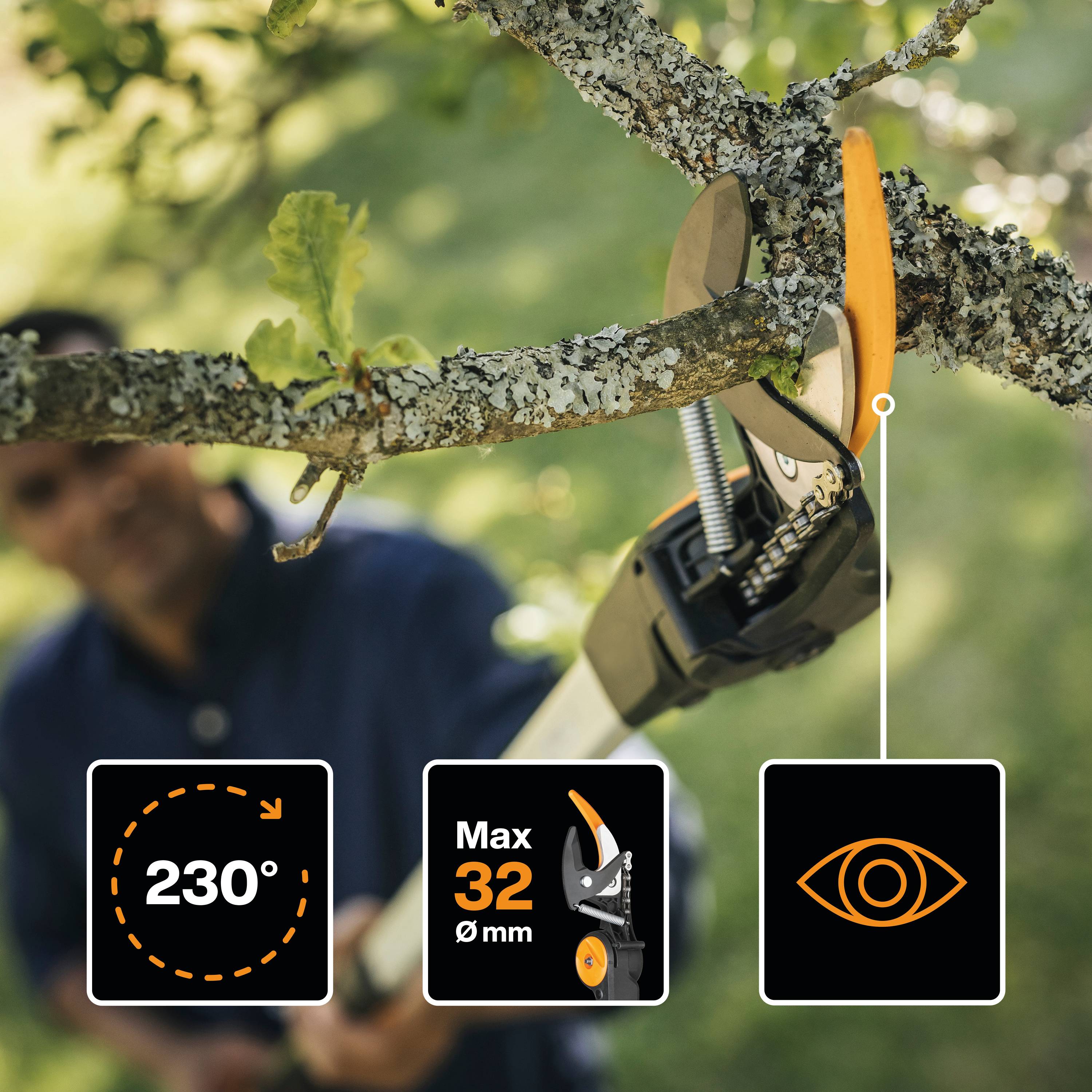 Fiskars - Coupe-branches télescopique Fiskars PowerGearTM X, (UPX86) - Fiskars - Image 6