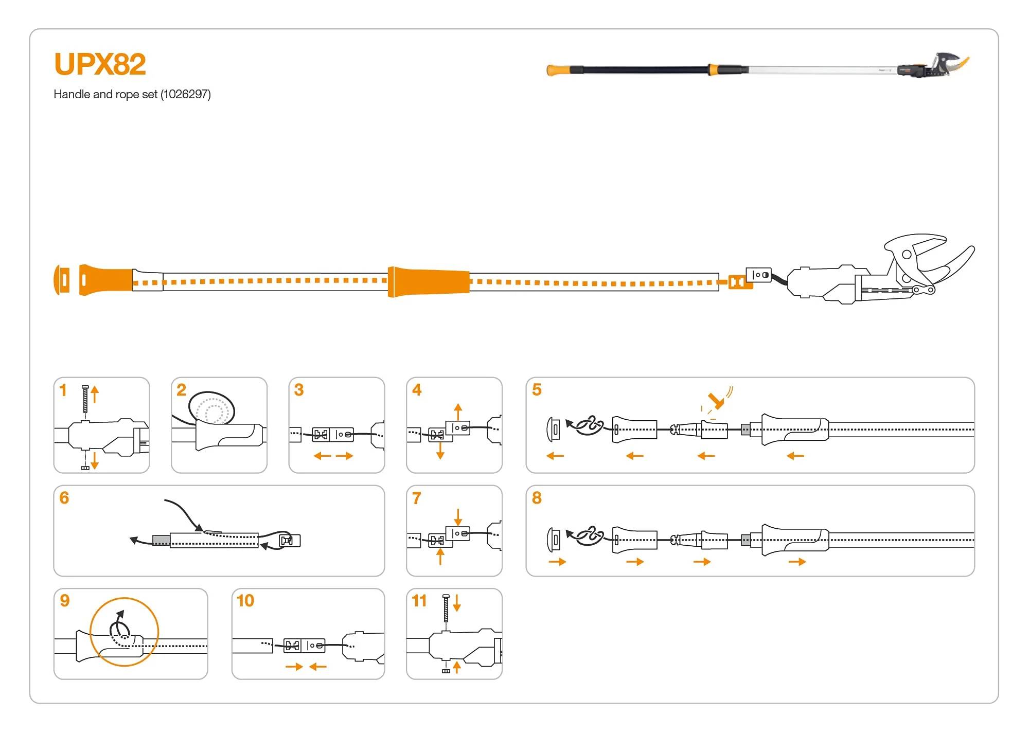 Fiskars - Kit poignee et sangle pour UPX82 - Image 3