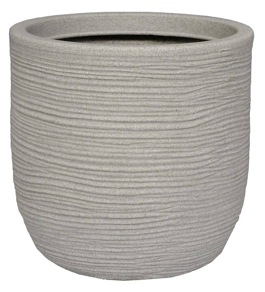Chapelu Frères - Pot Cuvier Minéral Corde Ø 35 x H.34 cm - Image 1
