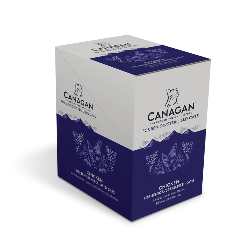Canagan - Patée chats stérilisés poulet sans céréales 8 x 85 g - Canagan