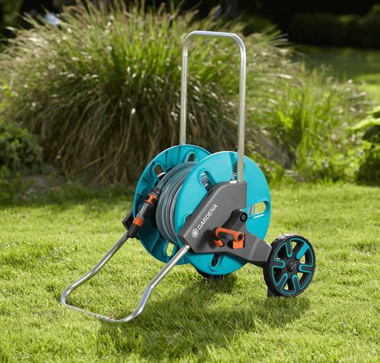 Gardena - Dévidoir de Jardin Roues Acier Bleu 25m Ø15mm – GARDENA - Image 6