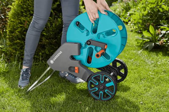 Gardena - Dévidoir de Jardin Roues Acier Bleu 25m Ø15mm – GARDENA - Image 7