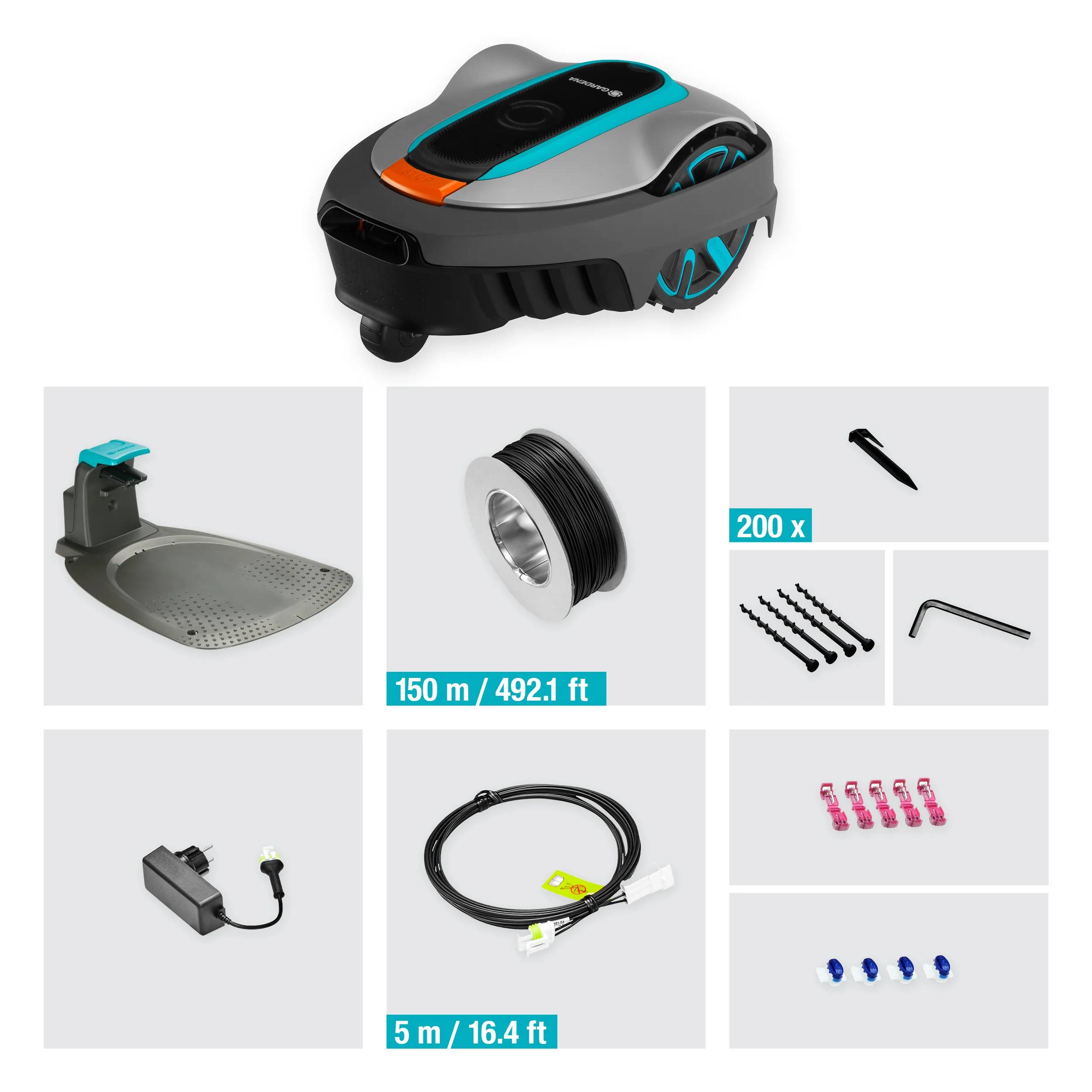 Gardena - Tondeuse robot connectée Bluetooth 500 m² Sileno City - GARDENA - Image 3