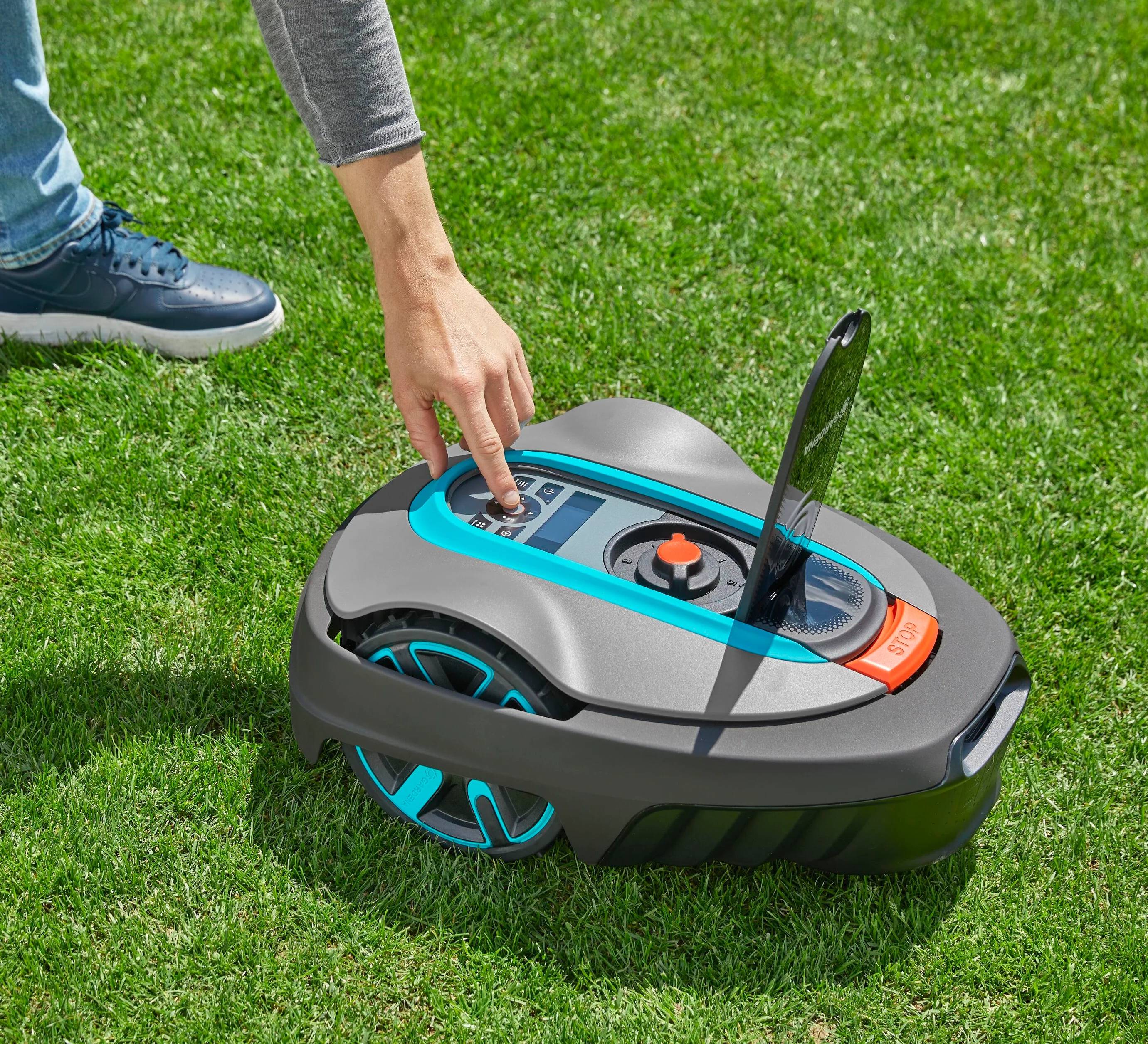 Gardena - Tondeuse robot connectée Bluetooth 500 m² Sileno City - GARDENA - Image 8