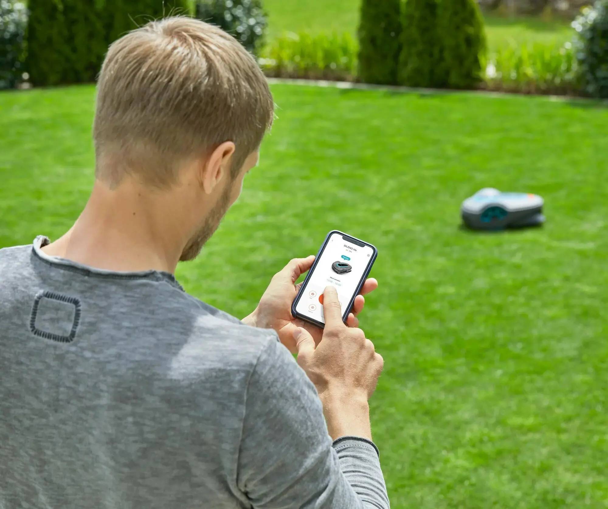 Gardena - Tondeuse robot connectée Bluetooth 500 m² Sileno City - GARDENA - Image 10