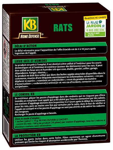 KB Home Defense - Rats pâtes 150 g - Image 2